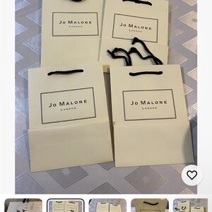 Jo Malone Cream Gift Bags with Black Handles